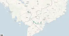 Routenkarte: Der exotische Mekong