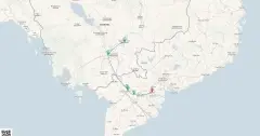 Routenkarte: Exotischer Mekong