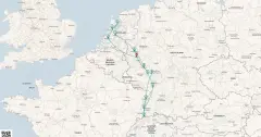 Routenkarte: Rhein-Erlebnis intensiv