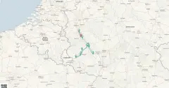 Routenkarte: Weinzauber entlang der Mosel (ALE411)