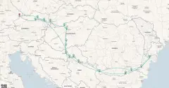 Routenkarte: Bezaubernde Donau (AME686)