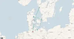 Routenkarte: Adventsreise mit MS Amera (AMR173)