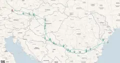 Routenkarte: Donau Exklusiv (AND310)