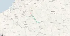 Routenkarte: Schnupperreise auf dem Rhein (AKA305)
