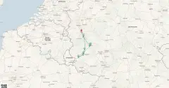 Routenkarte: Weihnachtsmärkte an der Mosel (ANN318)