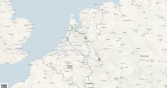 Routenkarte: Adventshopping in Holland (ANE510)