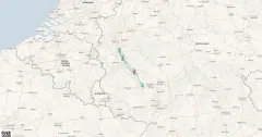 Routenkarte: Weihnachtsmärkte am Rhein (AMI185)