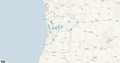 Routenkarte: Douro ab/bis Porto (MAG242)