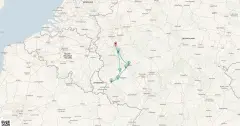Routenkarte: Rhein-Mosel-Erlebnis (CRY163)
