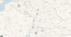 Routenkarte: Märchenhafte Weihnachten am Rhein
