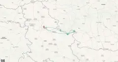 Routenkarte: Die Geheimnisse der Unteren Donau