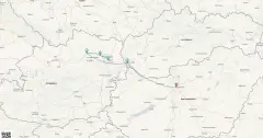 Routenkarte: Danube Legends