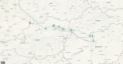 Routenkarte: Wachau Valley Wonderland from Passau to Vienna