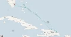 Routenkarte: Perfekter Tag Cococay & Ostkaribik