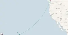 Routenkarte: Hawaii-Kreuzfahrt