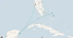 Routenkarte: Perfekter Tag Cococay & Westkaribik