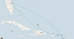 Routenkarte: Perfekter Tag Cococay & Ostkaribik