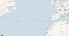 Routenkarte: Spanien & Portugal Transatlantik
