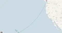 Routenkarte: Hawaii-Kreuzfahrt