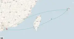 Routenkarte: Okinawa & Ishigaki Kreuzfahrt