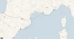 Routenkarte: Mediterrane Brisen: Entdeckung der Côte d’Azur (SCII-2713)
