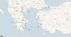 Routenkarte: Von der Antike zum Bosporus: Eine Reise durch Geschichte und Kultur (SCII-2723)