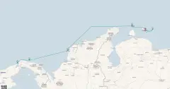 Routenkarte: Karibische Entdeckungsreise (SCS-2706)