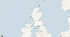 Routenkarte: Keltische Inselimpressionen: Vom Mythos der Orkneys zur Vitalität Dublins (SCS-2722)
