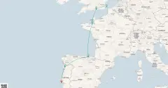 Routenkarte: 8 Tage: Gezeiten und Schätze des Atlantischen Bogens