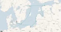 Routenkarte: 11-Tägige Baltische Entdeckungsreise: Estland, Lettland, Litauen und Polen