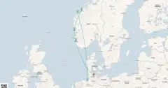 Routenkarte: Kleine Winterreise nach Norwegen