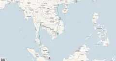 Routenkarte: Thailand & Vietnam Kreuzfahrt