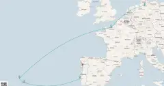 Routenkarte: Abenteuerwelt Azoren