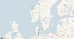 Routenkarte: Schönheiten des Nordens