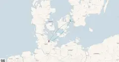 Routenkarte: Feiern unterm Ostsee-Himmel