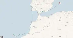 Routenkarte: Jahresauftakt Spaniens Süden und Kanaren